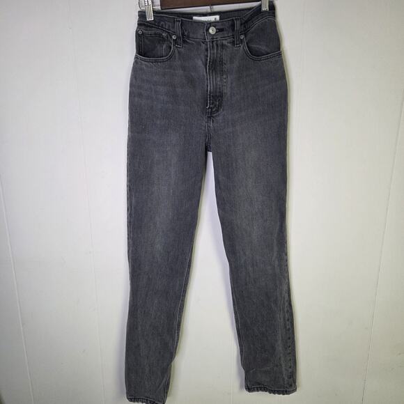 Abercrombie & Fitch Denim - Abercrombie & Fitch Women's Jeans The 90s Straight Extra High Rise Gray Size 25